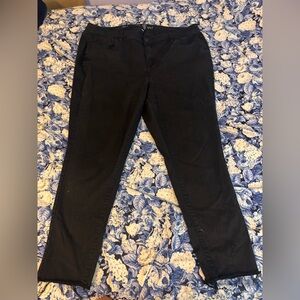 Lane Bryant Black Skinny Jeans